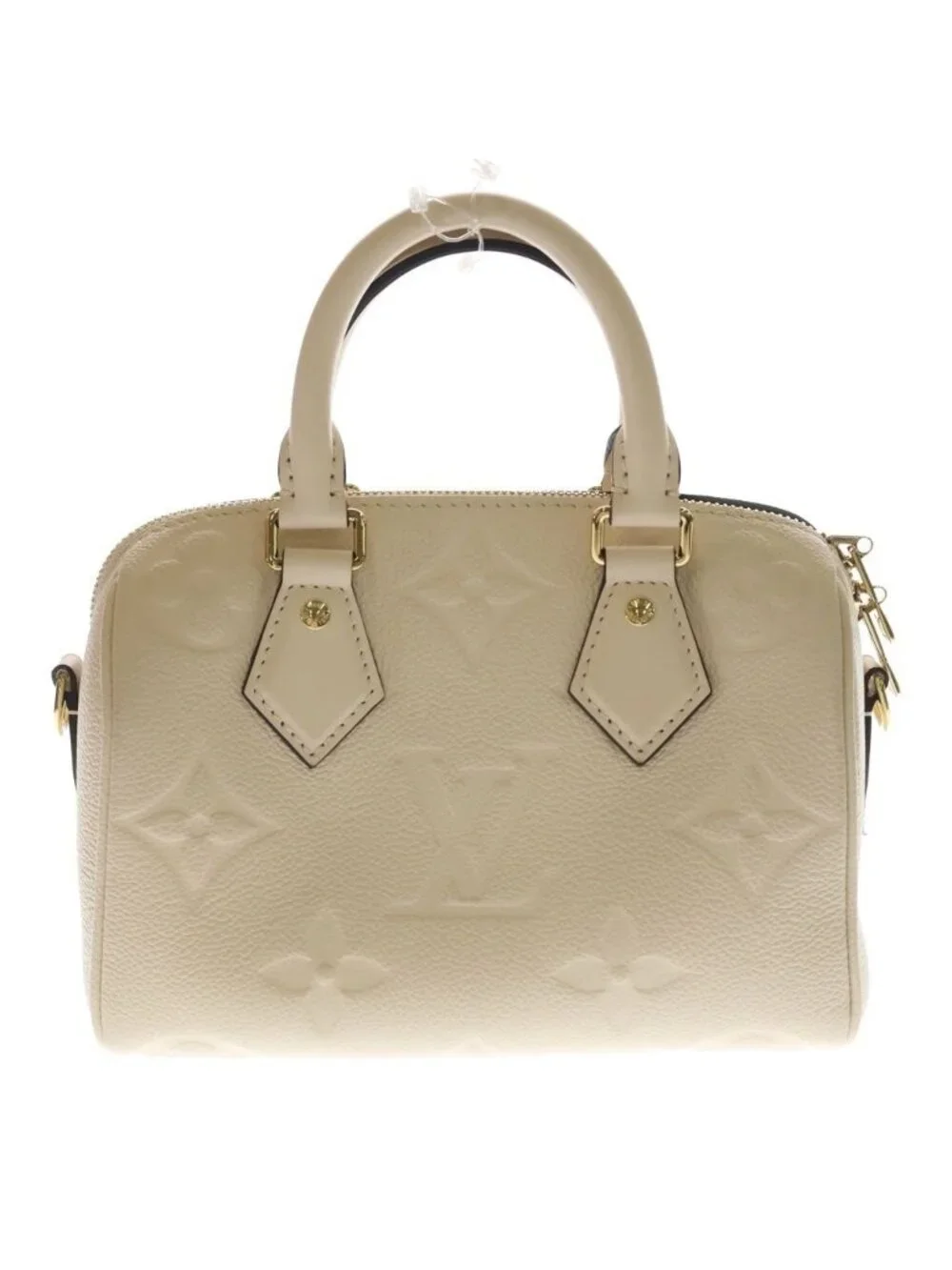 Louis Vuitton Monogram Empreinte Speedy Bandouliere 20 2-Way Shoulder Bag Ivory